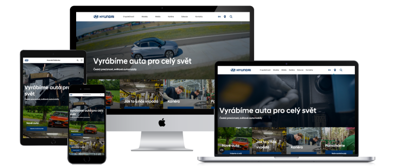 Hyundai Motor – podpora webu a systémová integrace